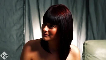 Cute Brunette Worships Her Man's Huge Cock