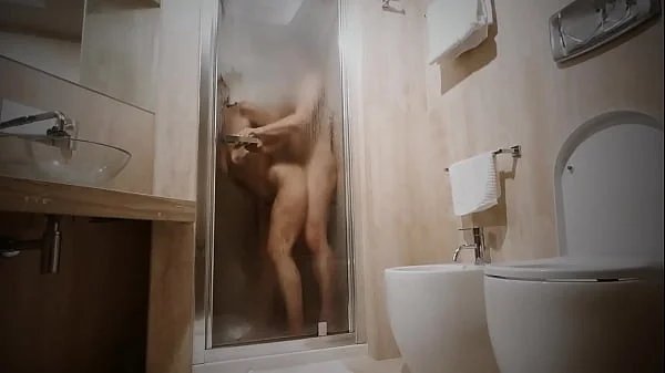 She wanted to feel the big cock of her one night stand in the shower again