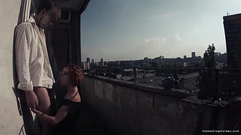 Eva Fucked Out On The Balcony - Eva Fucked Out On The Balcony