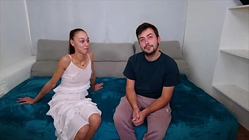 Three is better for Marina, 20 years old! - Jacquie et Michel TV