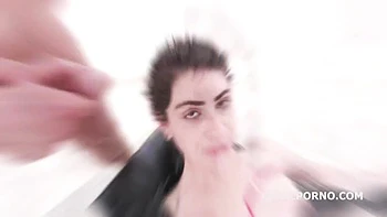 Drowned in piss, Lydia Black 6on1 Insane watersport with Manhandle