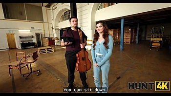 HUNT4K. Giving my slutty pussy to become a superstar