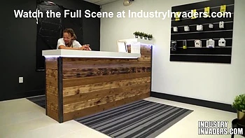 Alli Banks Gets Fucked In Public Cell Phone Store By Industry Invaders