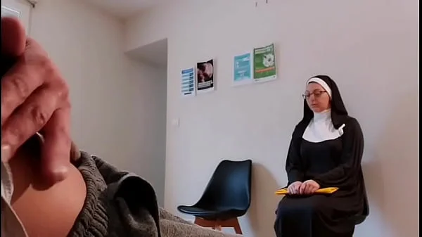 I take out my cock in front of this none in the dentist waiting room, I'm really afraid of his reaction