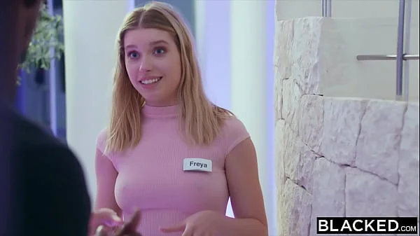 BLACKED BBC-loving Busty Blonde seduces handsome stranger