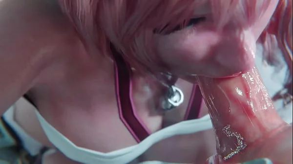 Serah Farron face fucked final fantasy 3d