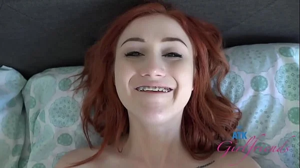 Cute Redhead with braces gets her pussy eaten and played with POV (Scarlet Skies)