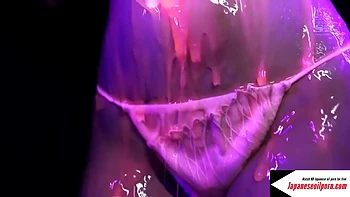 Depraved Asian Teen 18+ Oiled Up Adult Clip