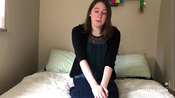 Cute Shy Amateur Girl Cums with Her Magic Wand