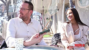 Tempting Tourist Monika Fox Sucks And Fucks In No Strings DP Foursome GP2944