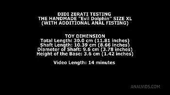 Didi Zerati Testing The Handmade Dolphin Size XL (With Additional