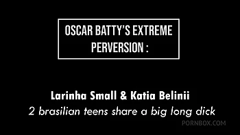 Slim Brazilian Teens, Larinha Small & Katia Belinii, Share