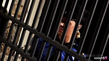 Intense Lesbian Cosplay Roleplay with Anna Lovato and Natasha Marley in Prison