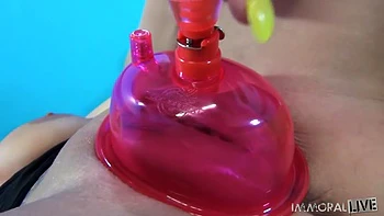 Blonde Britney Amber Shoves More Than You Thought Possible Up Her Pussy