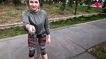 Katrina Van In Van - Girl On Roller Skates Sucks Big Dick