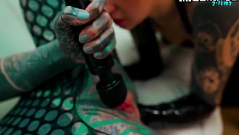 Gothic Lesbian Latex Fist Play, Squirting And Gapes