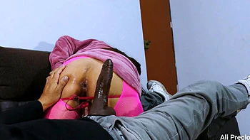 Huge Dildo Anal Fuck For Slutty Indian Mommy Ali Precio - Real Homemade Orgasm