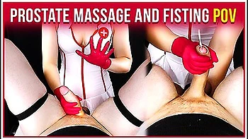 Prostate Massage With Handjob And Fisting From Your Nurse Era