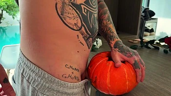 A Huge Dick Fucked Pumpkin And Alt Girl