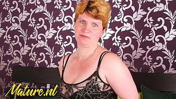 Chubby Mature Amateur Matilda Solo Play with Her Big Natural Tits & Wet Pussy