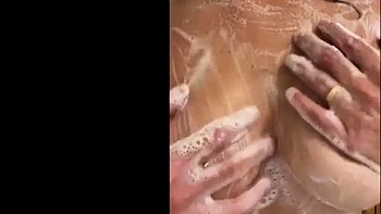Hot Steamy Shower: Blowjob, Big Tits  Amateur Porn