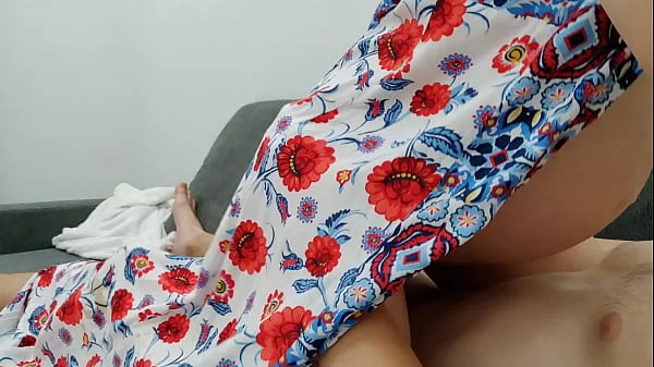 COCK RIDE BY PREGNANT HORNY TEEN WIFE