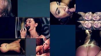 GLORYHOLE SECRETS - Tatted Lily Lane 2nd Gloryhole Gulps Cumshots Like a Pro: Porn