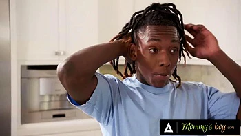 MOMMYS BOY - Stepmom Danielle Renae Fucks Stepson In Secret Interracial Breeding