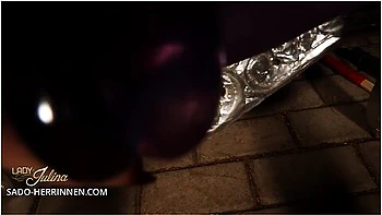 Become Lady Julinas Latex Slave And Strapon Sucker