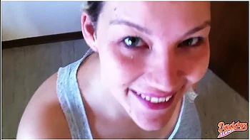 Thick Load Sprayed On My Clothes With Daddys Luder