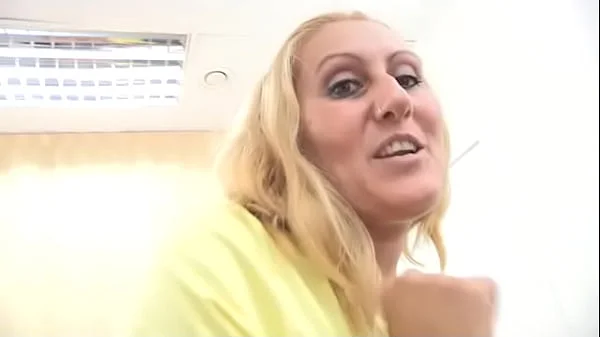 Lucky big dicked dude is having his lucky day with an AMAZINGLY BOOBED MILF