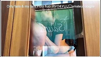 Couple Has Hard Lovey-dovey Sex With Her In A Swimsuit Sauna Sweaty Style! Amateur / Travel / Exposure / Pov / Personal Shooting / Hentai / Beauty / Shaved / Slender / English Subtitles