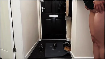 Delivery Guy Knocked On The Door As I Fucked My Wife And I Let Him Fuck Her While I Watch. Creampie