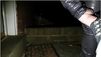 Girl Pissing Her Grey Jeans 5 Times! Jeans Wetting Compilation!