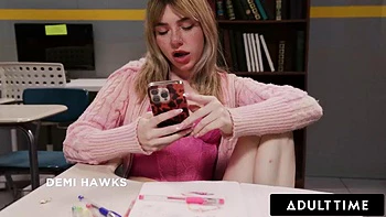 ADULT TIME - Strict MILF Teacher Reagan Foxx  Stepmom Shay Sights Team Up To DISCIPLINE Demi Hawks