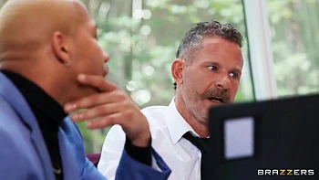 Ricky Johnson And Angela White - Wants To Taste Her Business Partners Big Black Cock