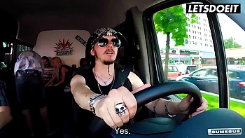 LETSDOEIT - Czech Phat Ass Blondie Karol Lilien Loves Hardcore Pounding In The Backseat: Porn