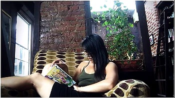 Dominatrix Mara As Reading Nanny Sitter With Quiet Time