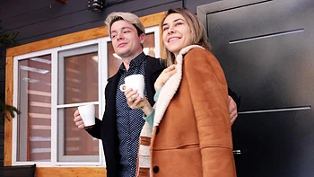 Brunette Anika Now enjoys passionate sex with her guy