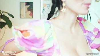 Hot Busty Brunette 020: Amateur, Bongacams  Masturbation Porn