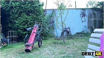 Arina Shy Didnt Pay Her Debt And Got Face Fucked Instead