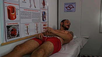 Nurse Gets Excited By Patients Erection