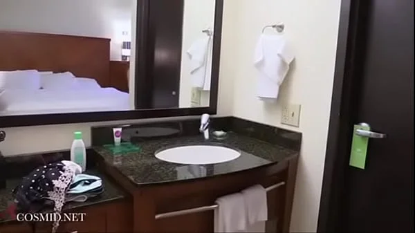 Amanda Love trying on bras