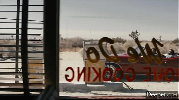 Deeper. Seth & Gabbie fuck on car hood while her BF is away