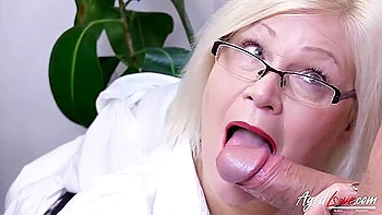 Boss Confronts His Mature Employee Lacey Because He Found Sexy Photos Of Her On The Computer