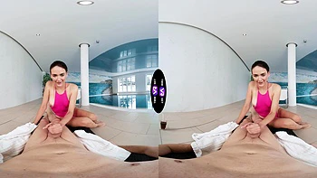 Glam Vixi Rafi rides cock in stunning vr quality