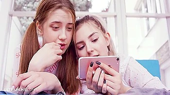 Lesbian Teens 18+ Rile Each Other Up Into Orgasmic Ecstasy