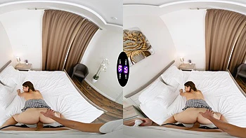 A couple has sex in different poses while the girl is filming herself