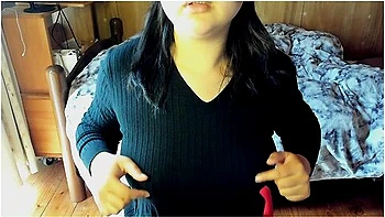 A Japanese Woman Wraps You In Her Shorts Covered In Love Juice After Masturbating