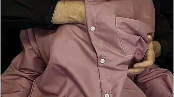 A Guy Crushes My Breasts And Nipples Through A Shirt // Tits Massage